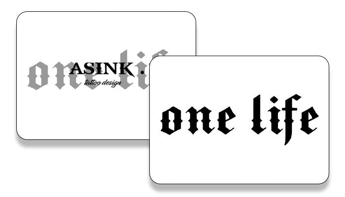 Надпис-One Life