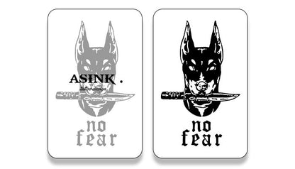 Доберман-No Fear временна татуировка