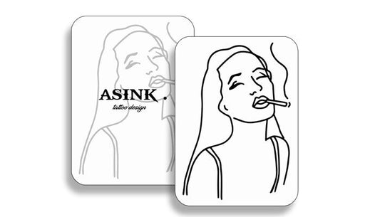 Woman with cigarette