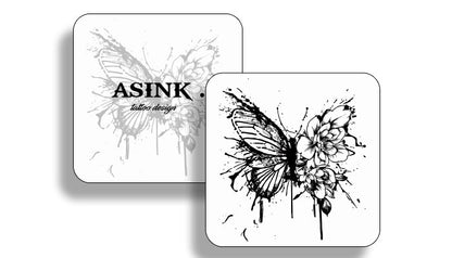 Butterfly with wings of flowers