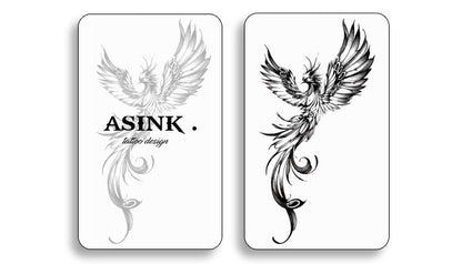 Phoenix with outstretched wings