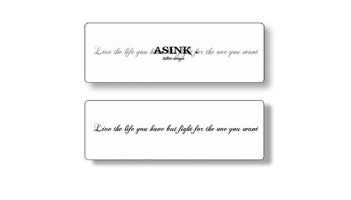 Inscription - live a life you will remember