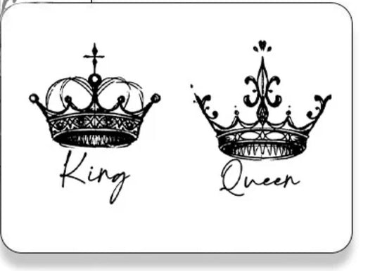 King and QUEEN-(Crowns)-Tattoo for couples