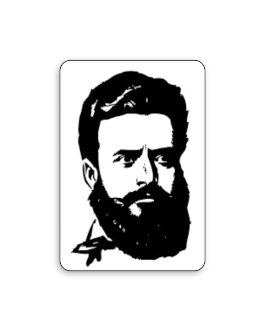 Hristo Botev temporary tattoo - front