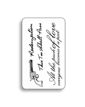Set - Gun with Text
