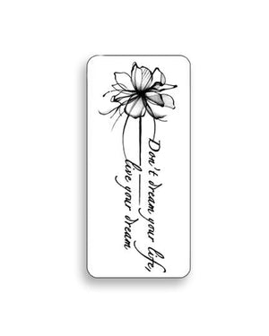 Transparent Flower - Inscription