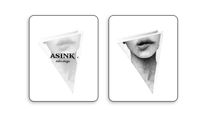 Women lips -Triangle