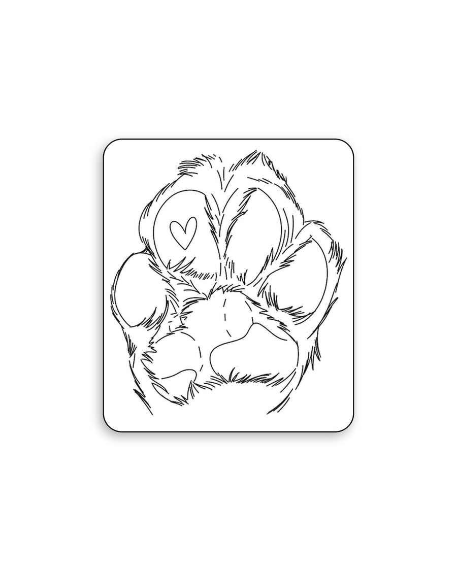 Paw with Hearts